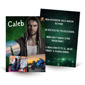 Caleb karakterkártya – Hotelhercegnő