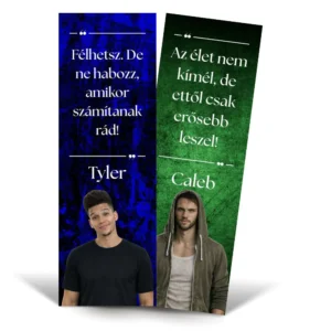 Tyler & Caleb kétoldalas könyvjelző – Hotelhercegnő