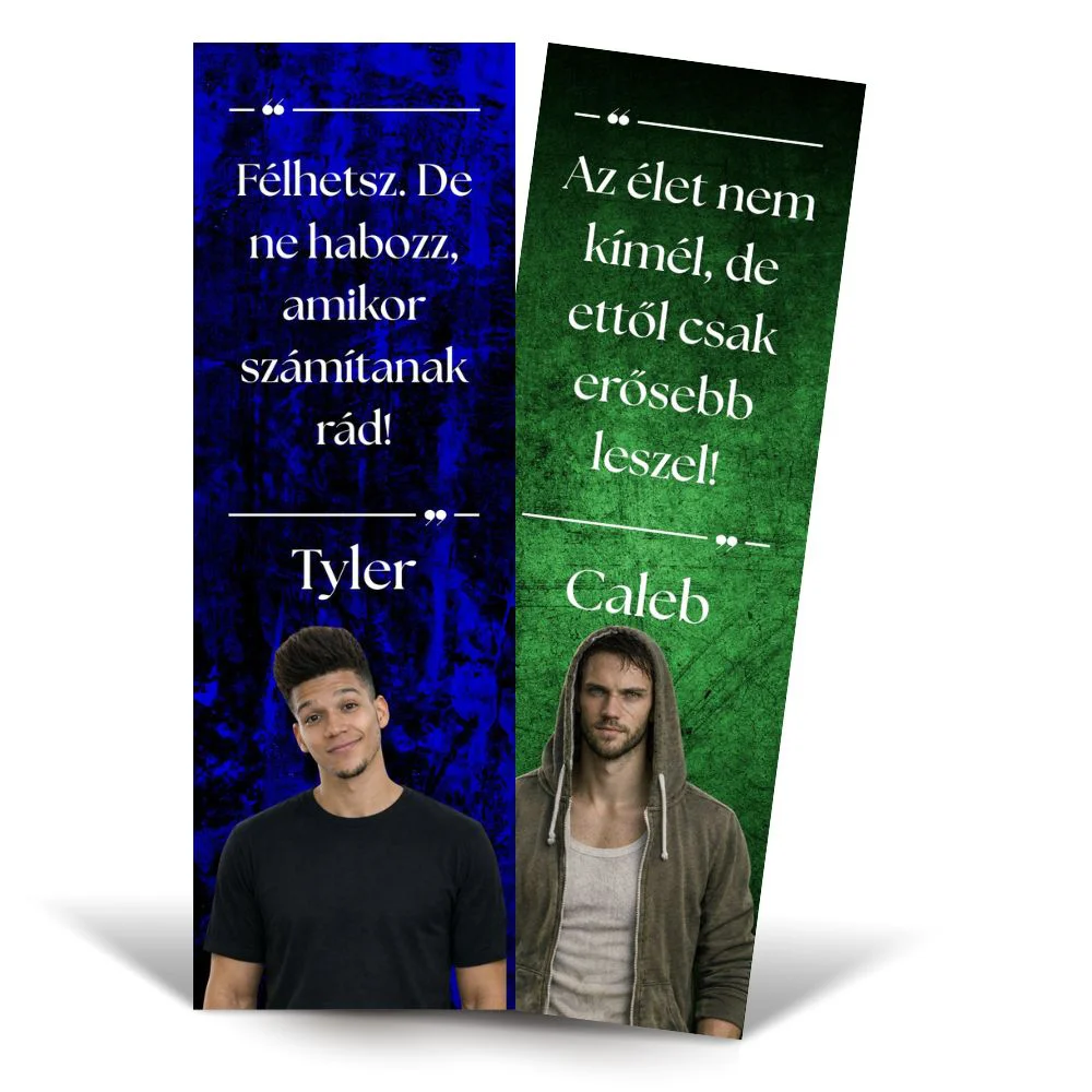 Tyler & Caleb kétoldalas könyvjelző – Hotelhercegnő